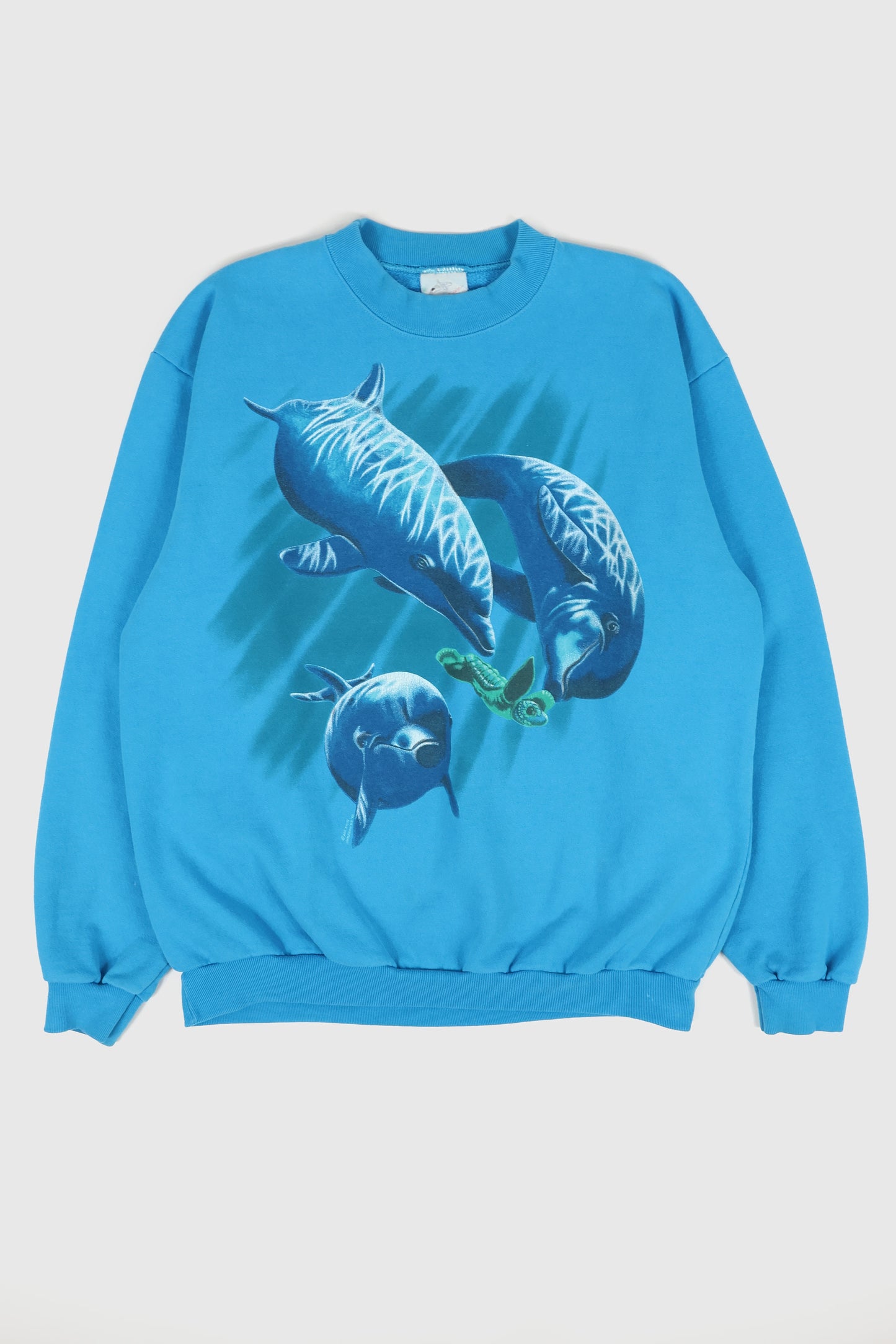 Vintage Dolphins and Turtle Crewneck Image 0