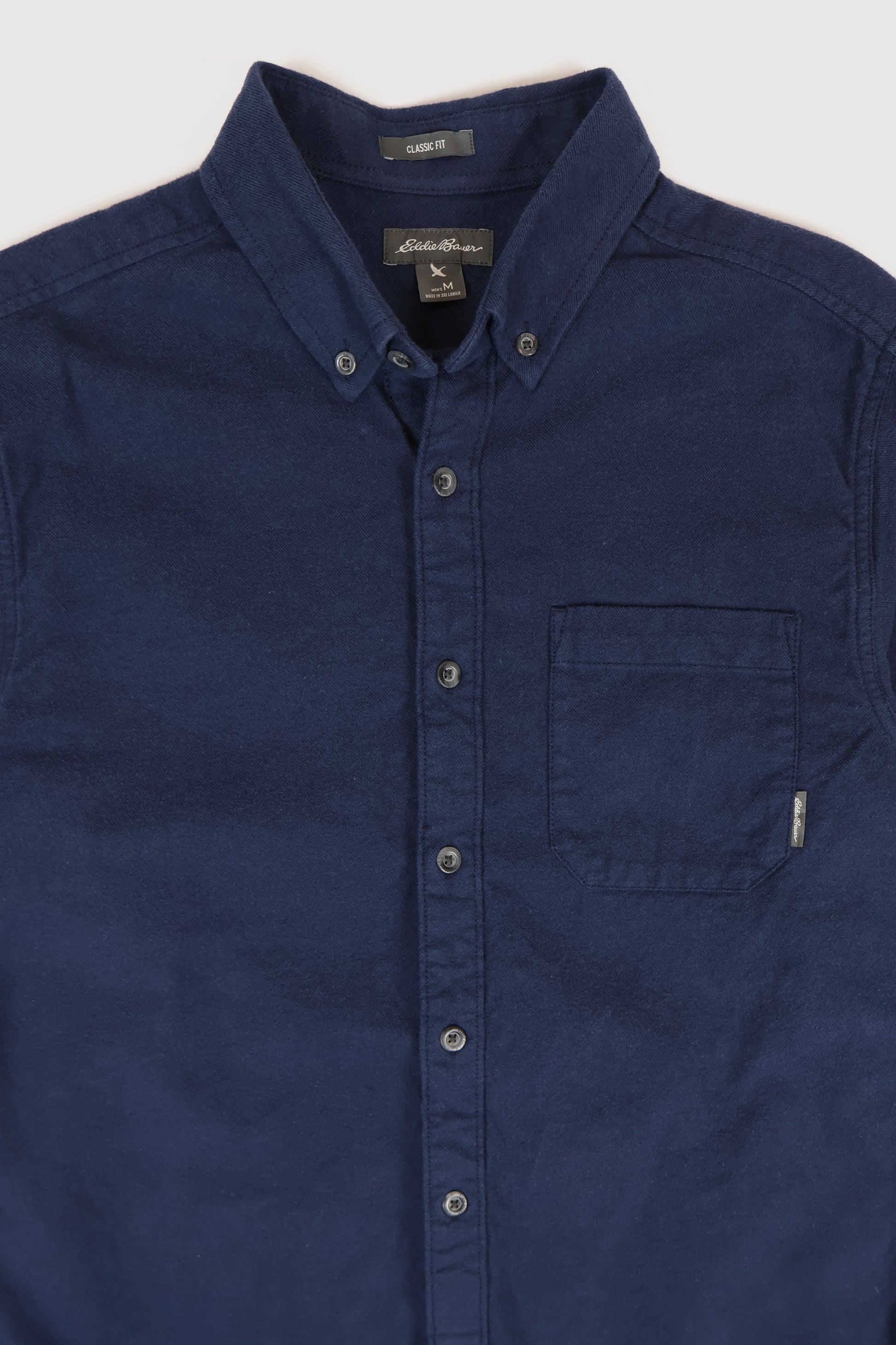 Vintage Eddie Bauer Flannel Button-Down Shirt Image 1