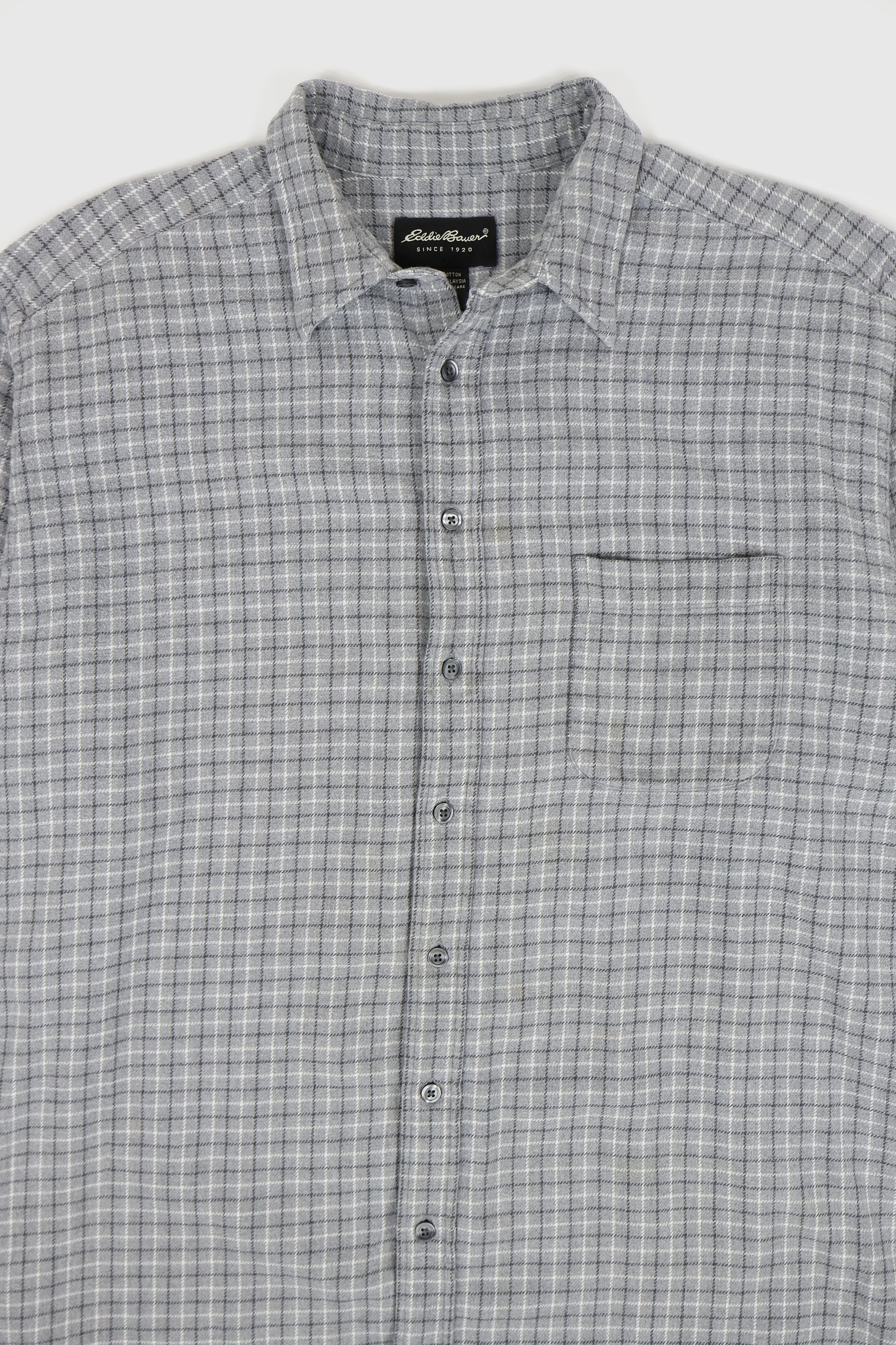 Vintage Eddie Bauer Flannel Button-Down Shirt Image 1