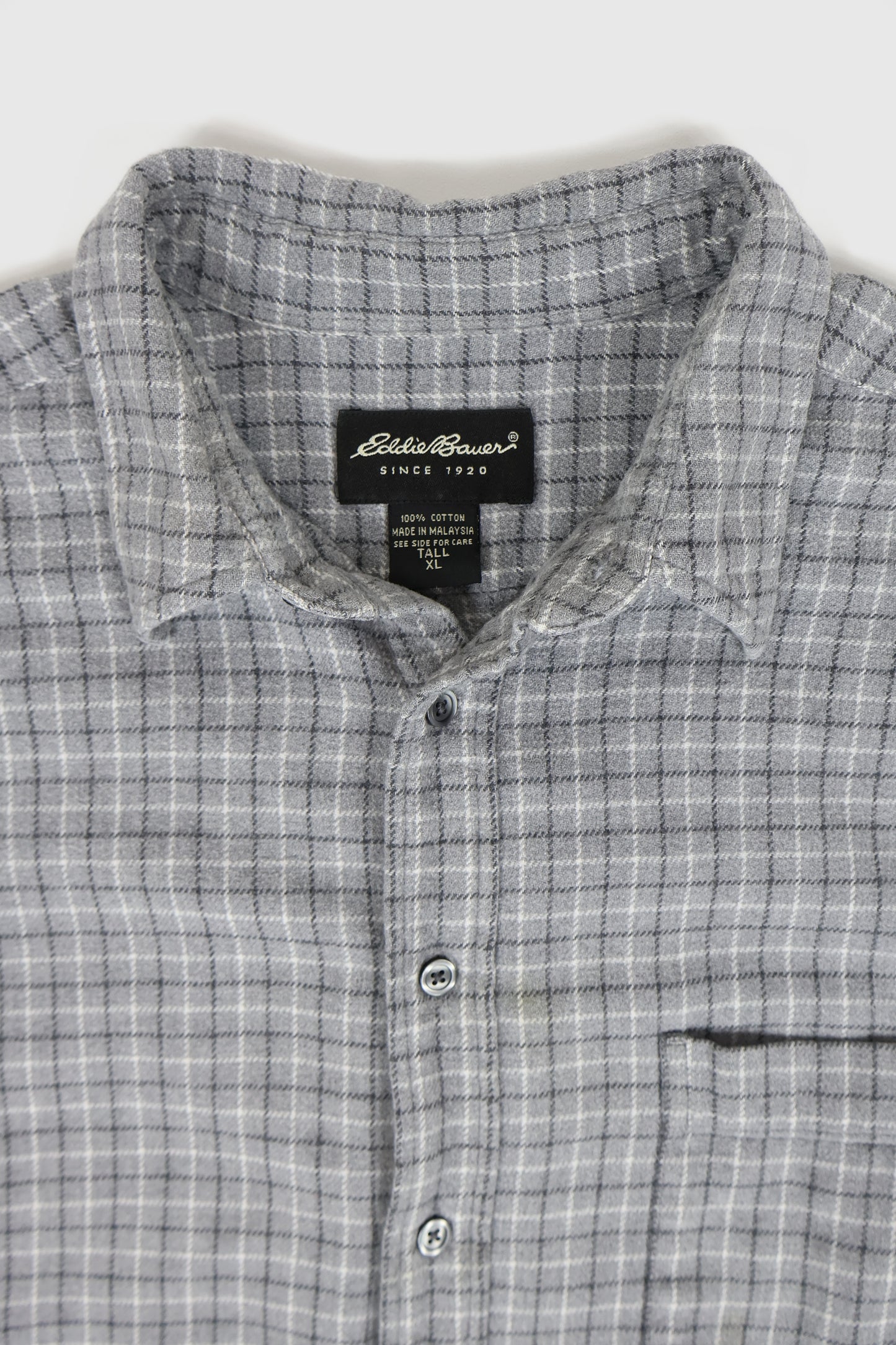 Vintage Eddie Bauer Flannel Button-Down Shirt Image 2