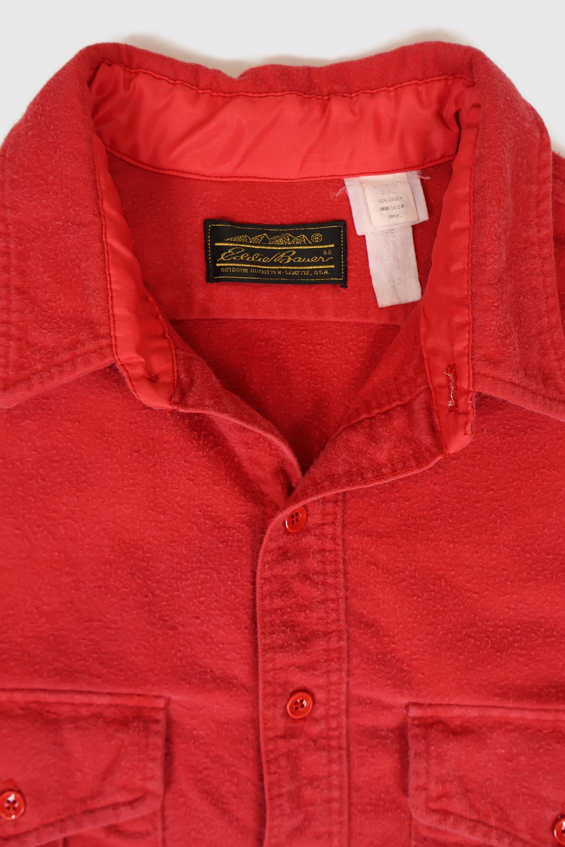 Vintage Eddie Bauer Flannel Button-Down Shirt Image 2