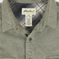 Vintage Eddie Bauer Grey Flannel Button-Down Shirt 02 Image 2