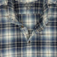 Vintage Eddie Bauer Plaid Flannel Button-Down Shirt Image 2