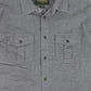 Vintage Eddie Bauer Grey Flannel Button-Down Shirt 01 Image 1