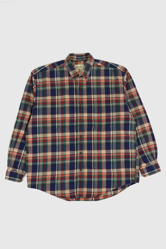 Vintage Edd Bauer Plaid Button-Down Shirt Image 0