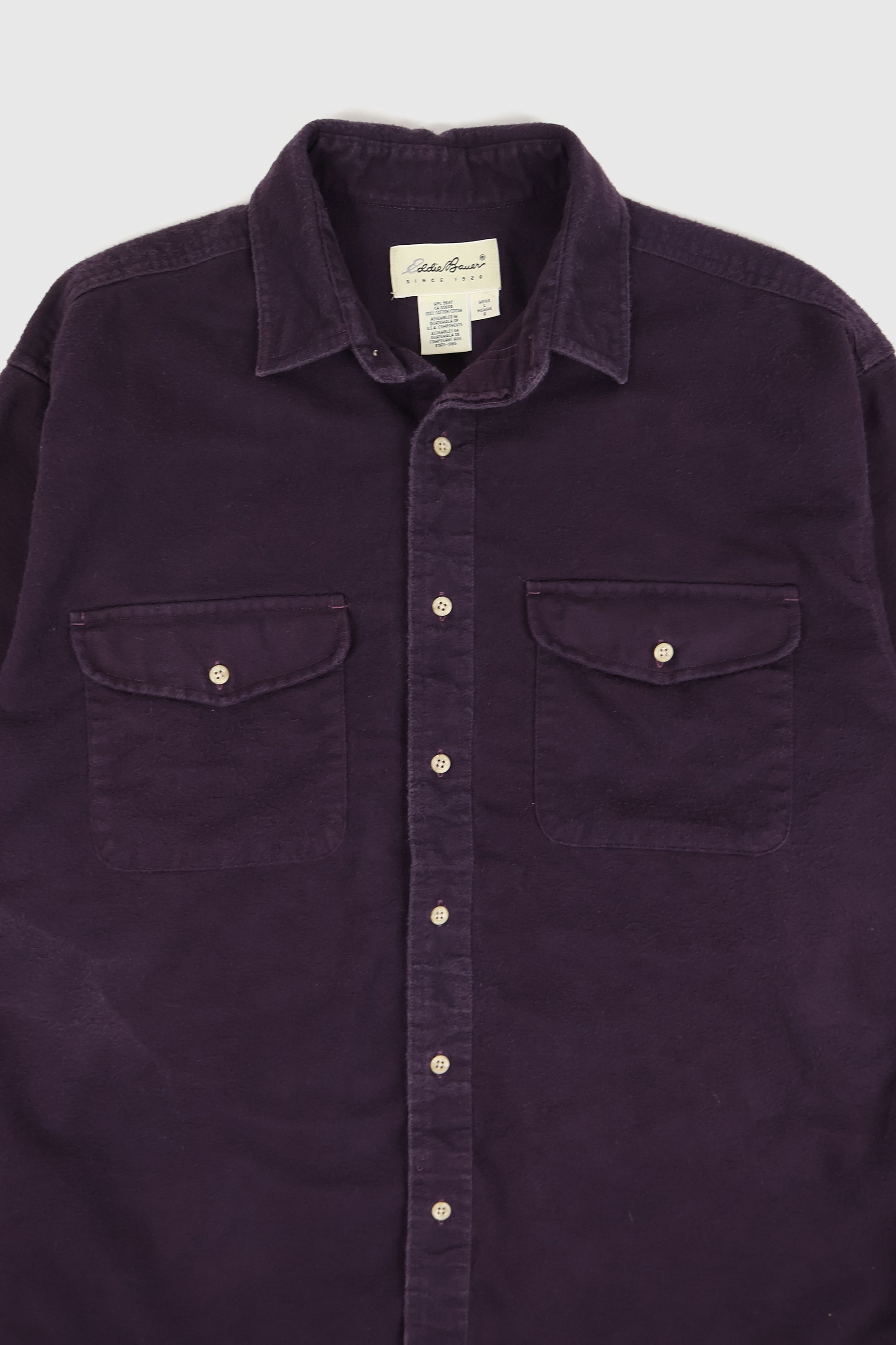 Vintage Eddie Bauer Flannel Button-Down Shirt Image 1