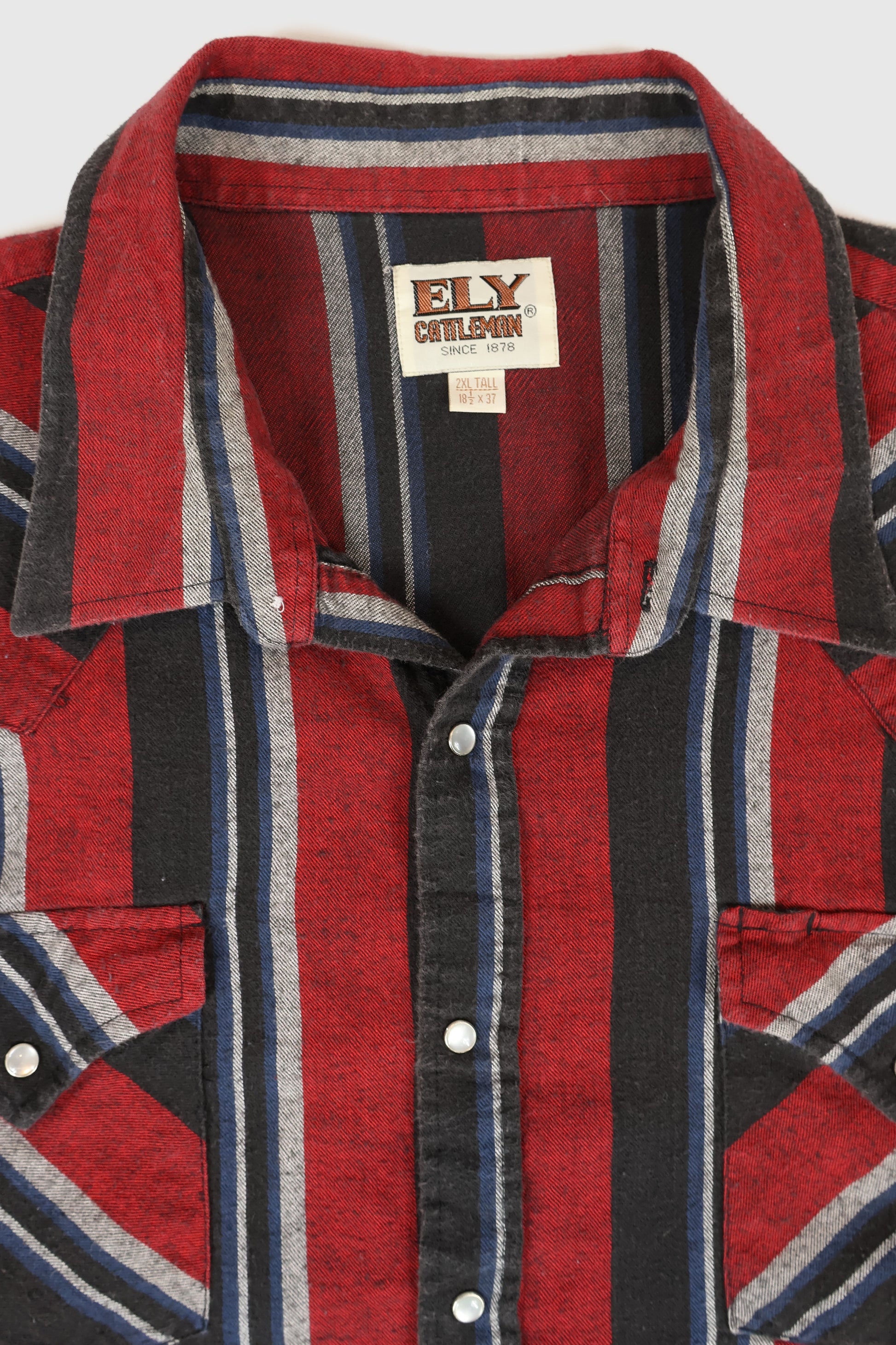 Vintage Snap Button-Down Shirt Image 2