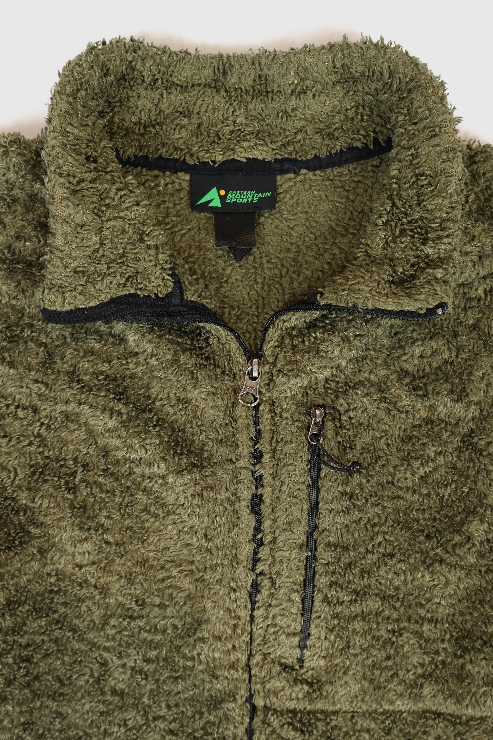 Vintage Eastern Mountain Sports Full Zip Fleece Jacket Image 3