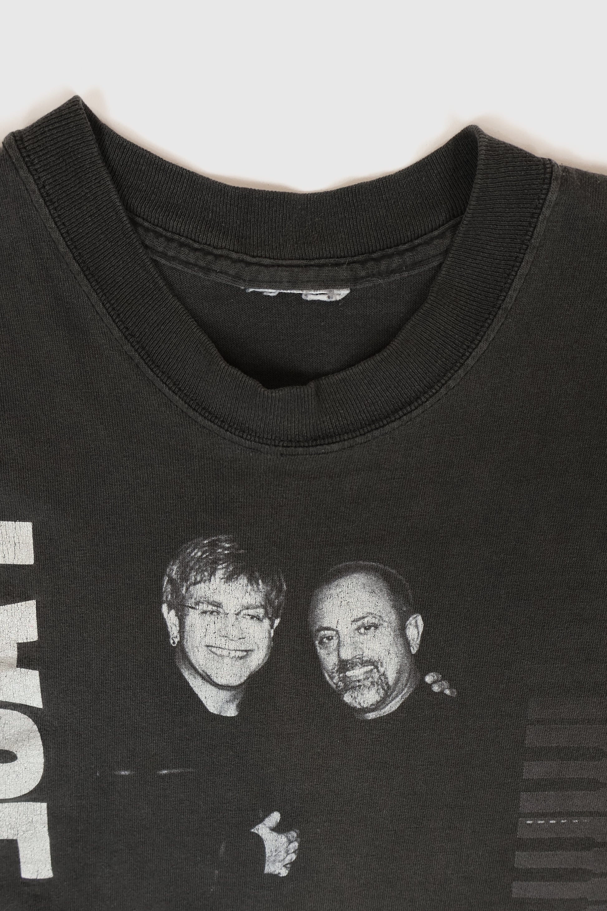 Vintage Billy Joel and Elton John Face 2 Face Tour Tee Image 3