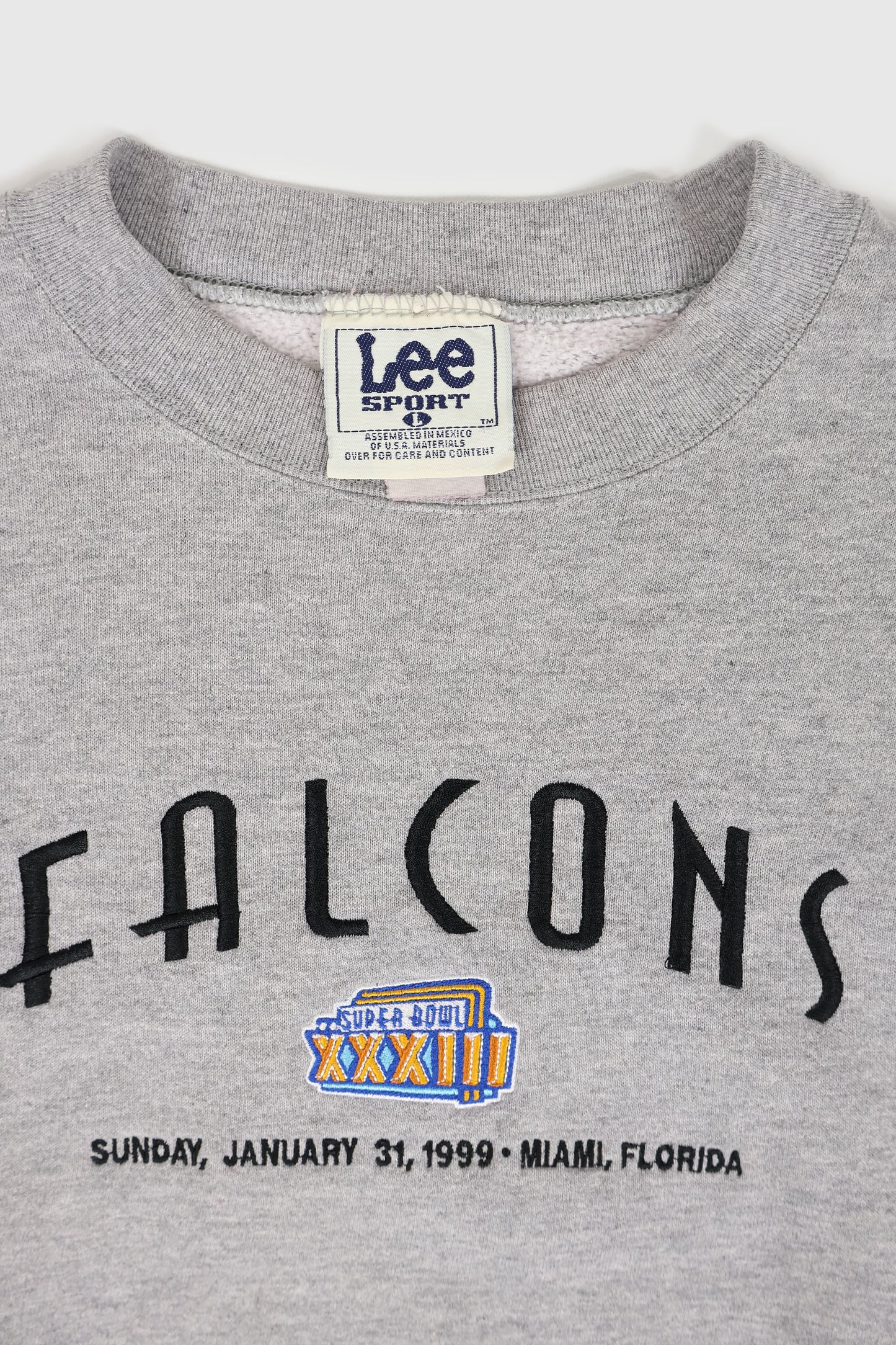 Vintage Atlanta Flacons Super Bowl XXXIII Crewneck Image 2