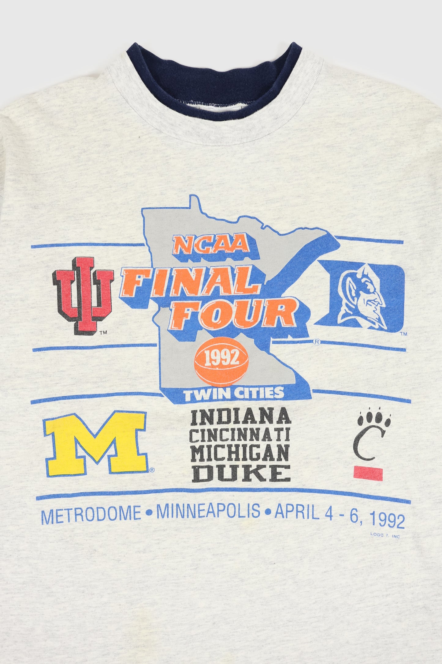 Vintage 1992 NCAA Final Four Tee Image 1