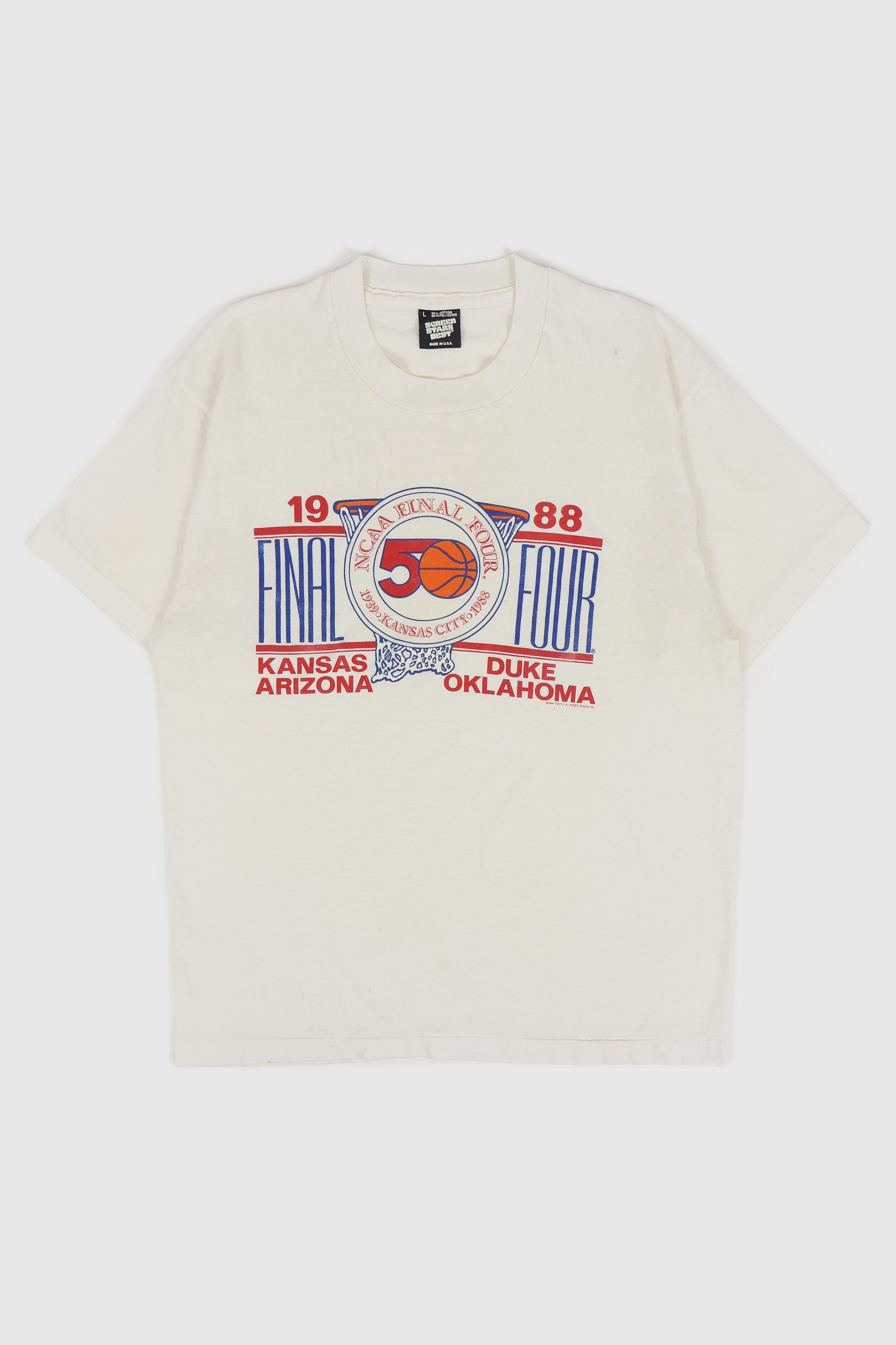 Vintage 1988 NCAA Final Four Tee Image 0