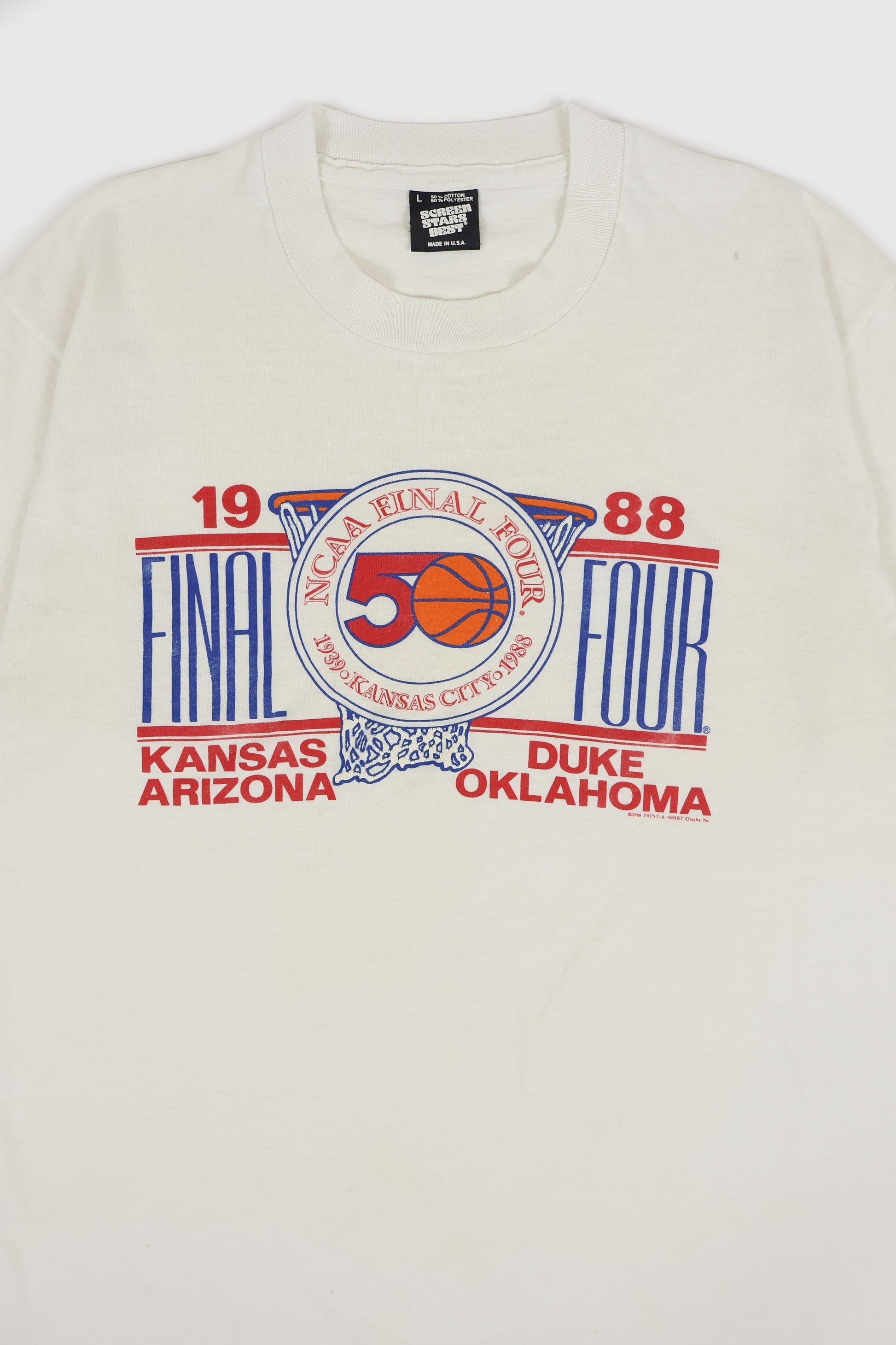 Vintage 1988 NCAA Final Four Tee Image 1