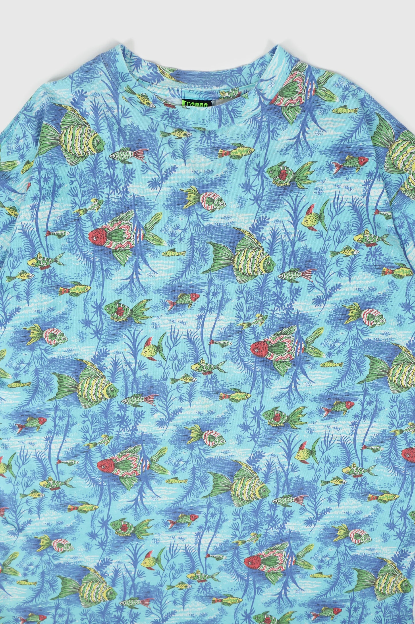 Vintage Fish All Over Print Tee