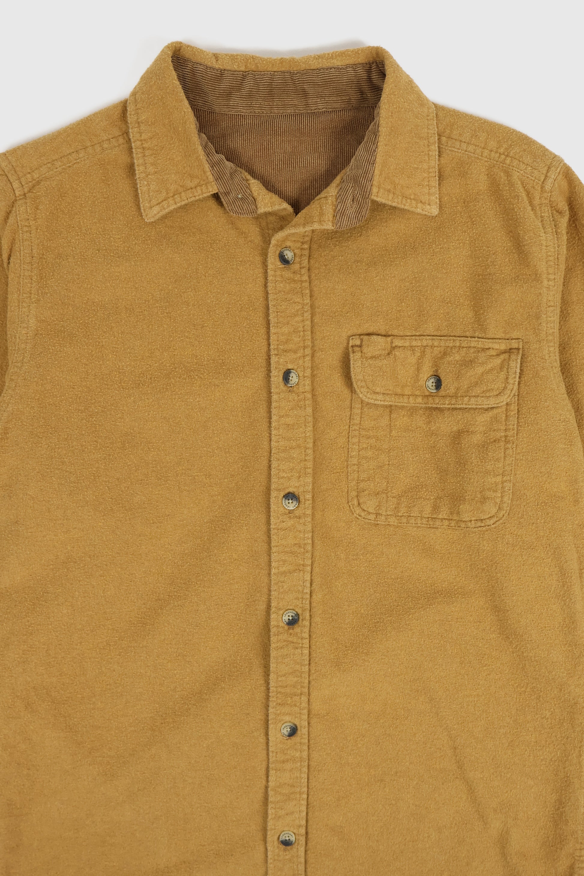 Vintage Flannel Button-Down Shirt Image 1