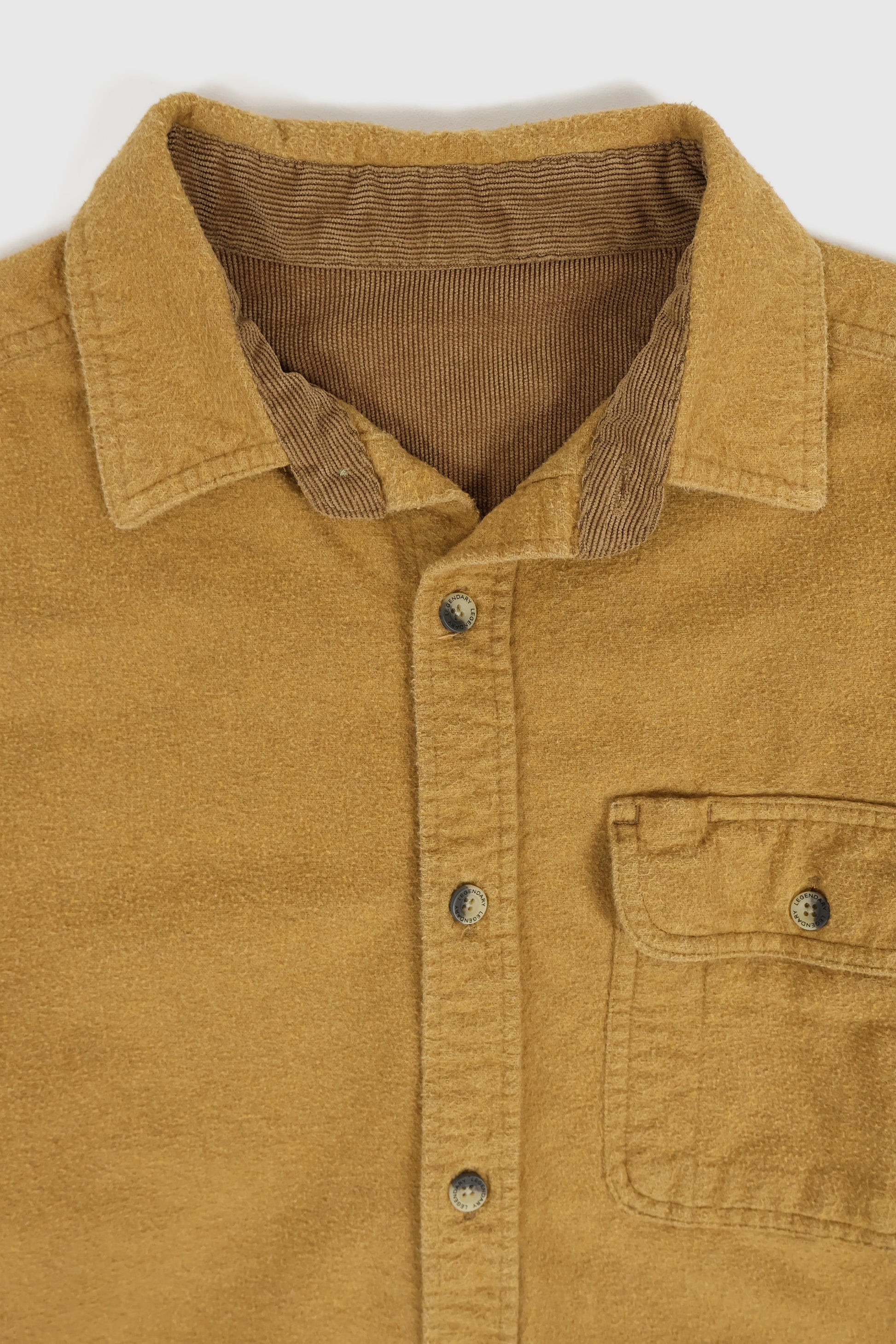 Vintage Flannel Button-Down Shirt Image 2