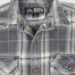 Vintage Faded Flannel Button-Down Shirt Image 2