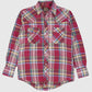 Vintage Snap Button Flannel Shirt Image 0