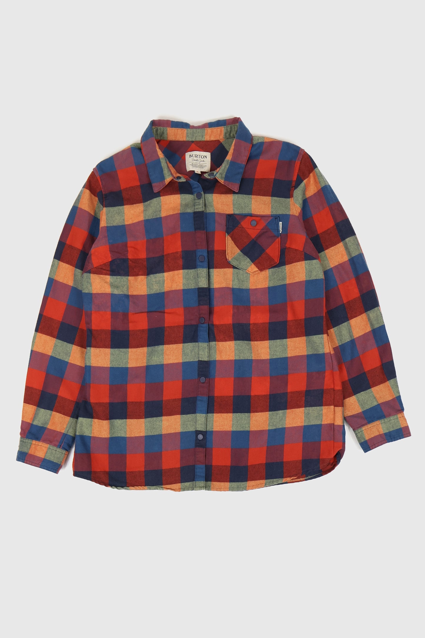 Vintage Burton Flannel Snap Button Shirt Image 0