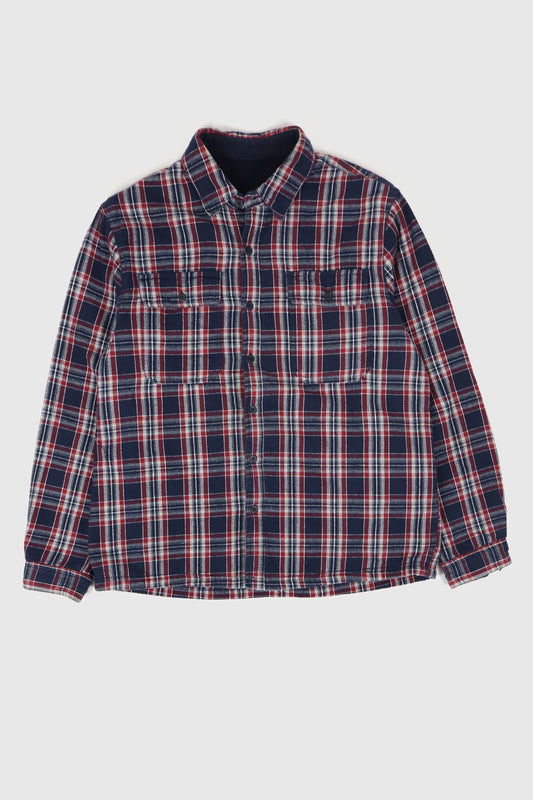 Vintage Fleece Lined Flannel Button-Down Shirt Image 0