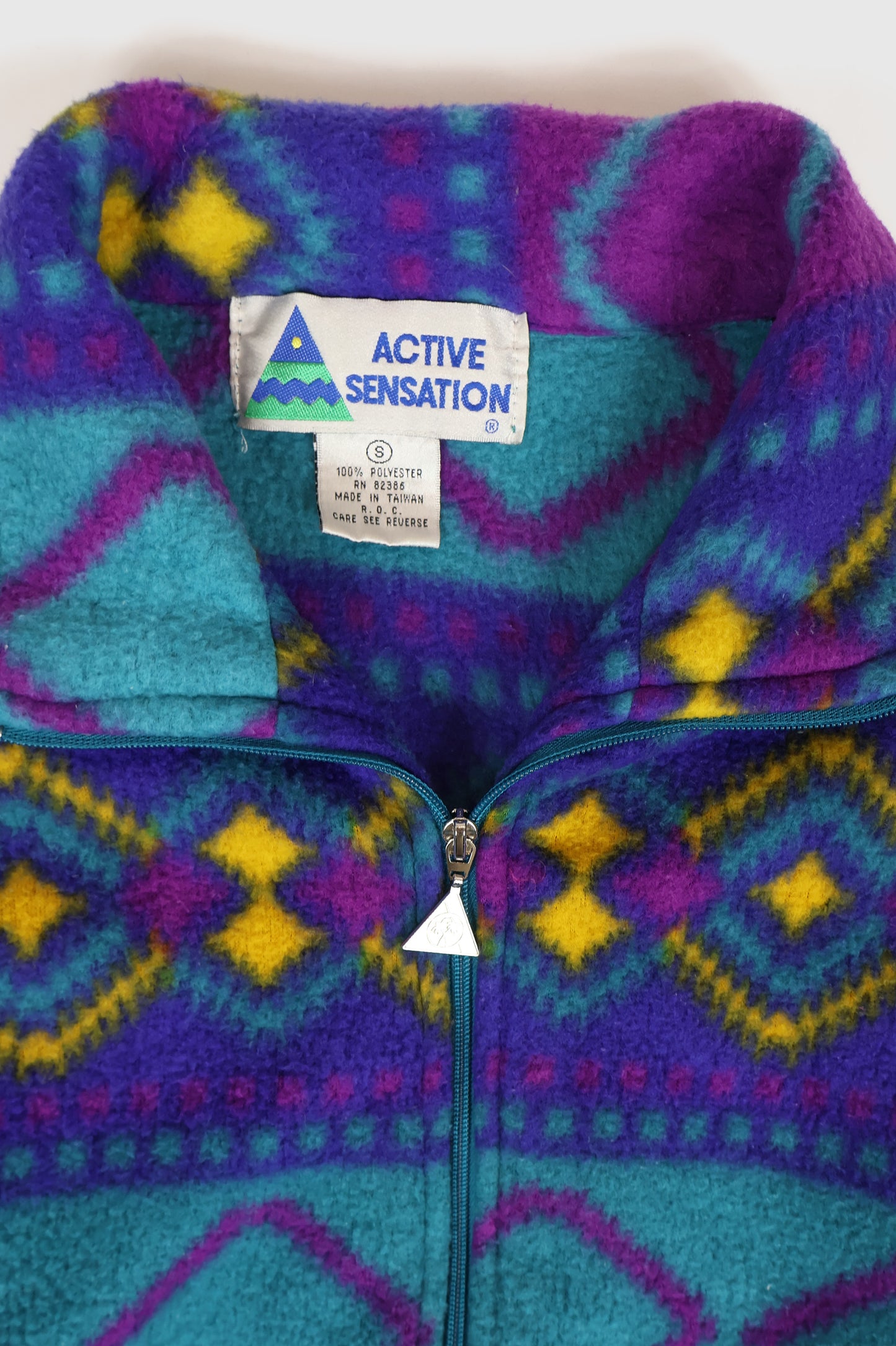 Vintage Full Zip Fleece Jacket Image 3