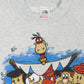 Vintage The Flintstones Crewneck Image 2