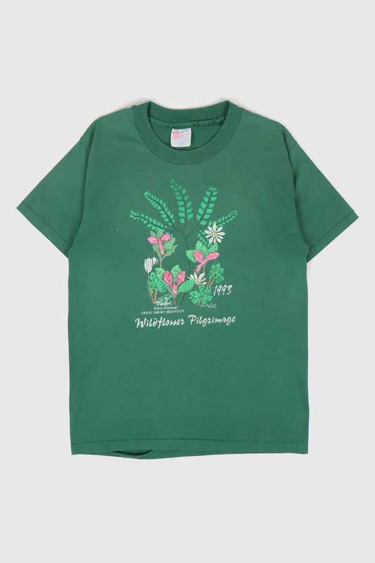 Vintage 1993 Smoky Mountain Wildflower Tee Image 0