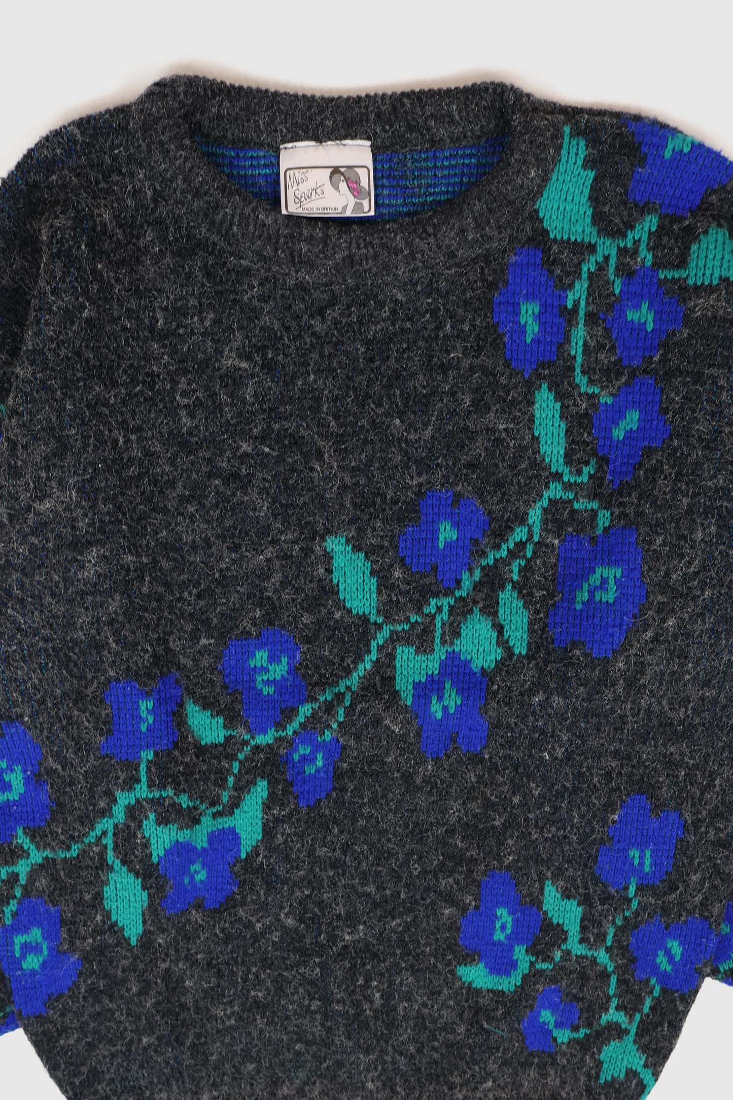 Vintage Flower Pattern Sweater Image 2