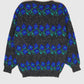 Vintage Flower Pattern Sweater Image 1