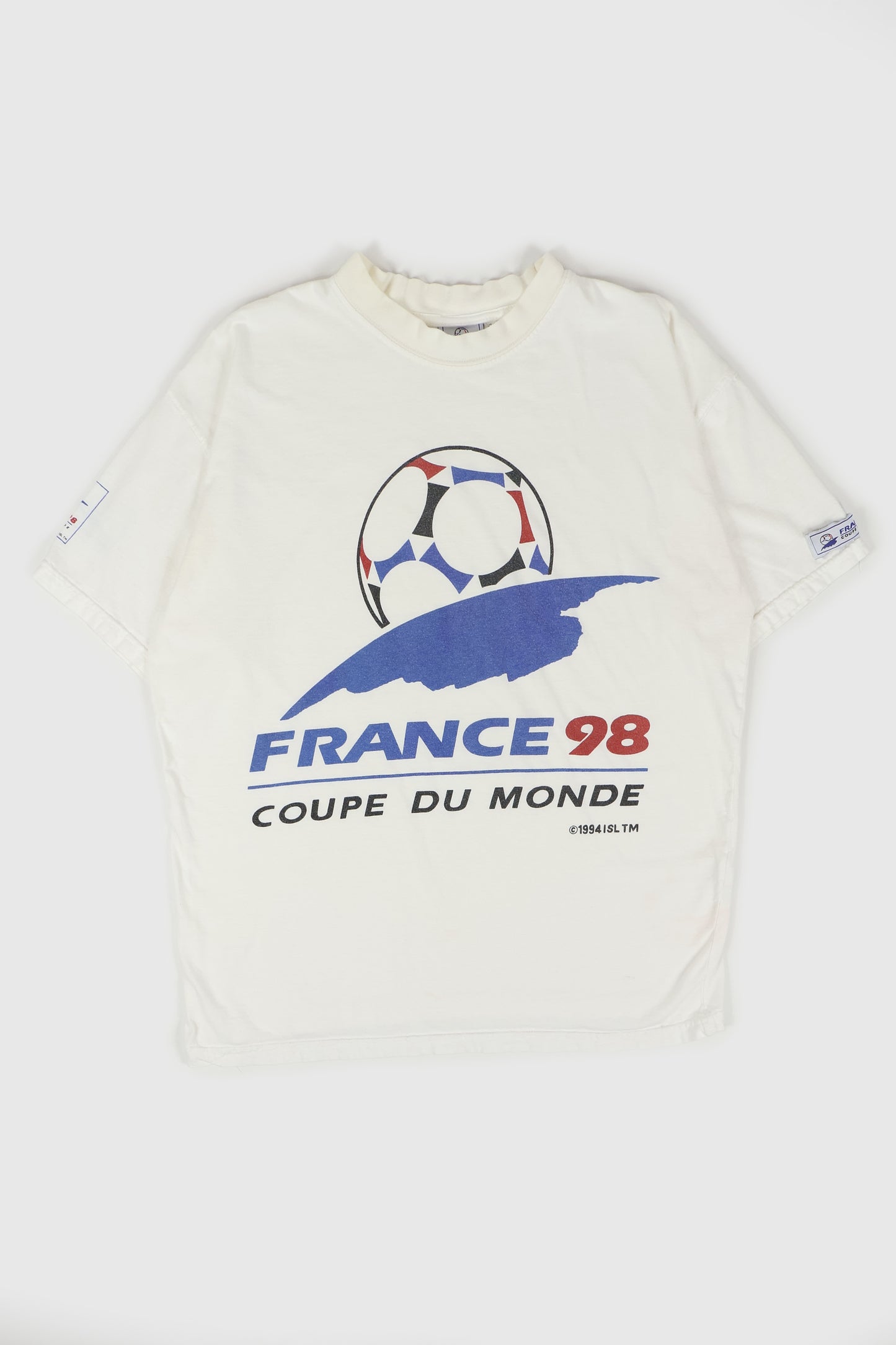 Vintage 1998 France Soccer Tee Image 0