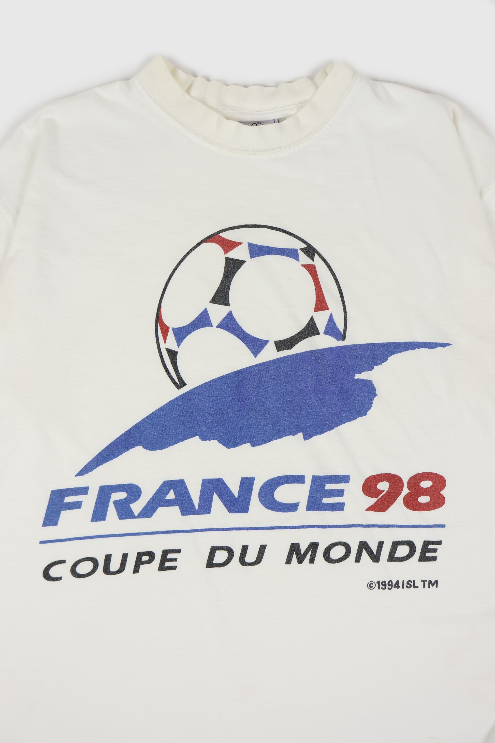 Vintage 1998 France Soccer Tee Image 1