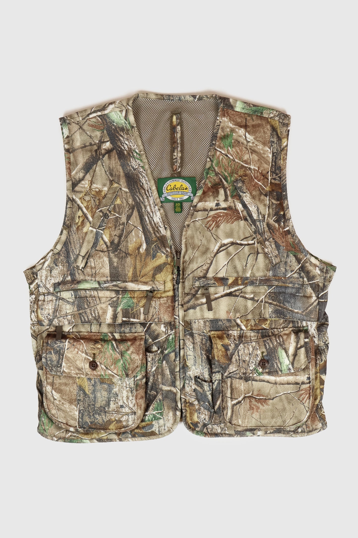 Vintage Cabela's Real Tree Camo Vest Image 0