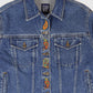 Vintage The Gap Embroidered Denim Jacket Image 1