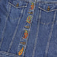 Vintage The Gap Embroidered Denim Jacket Image 4