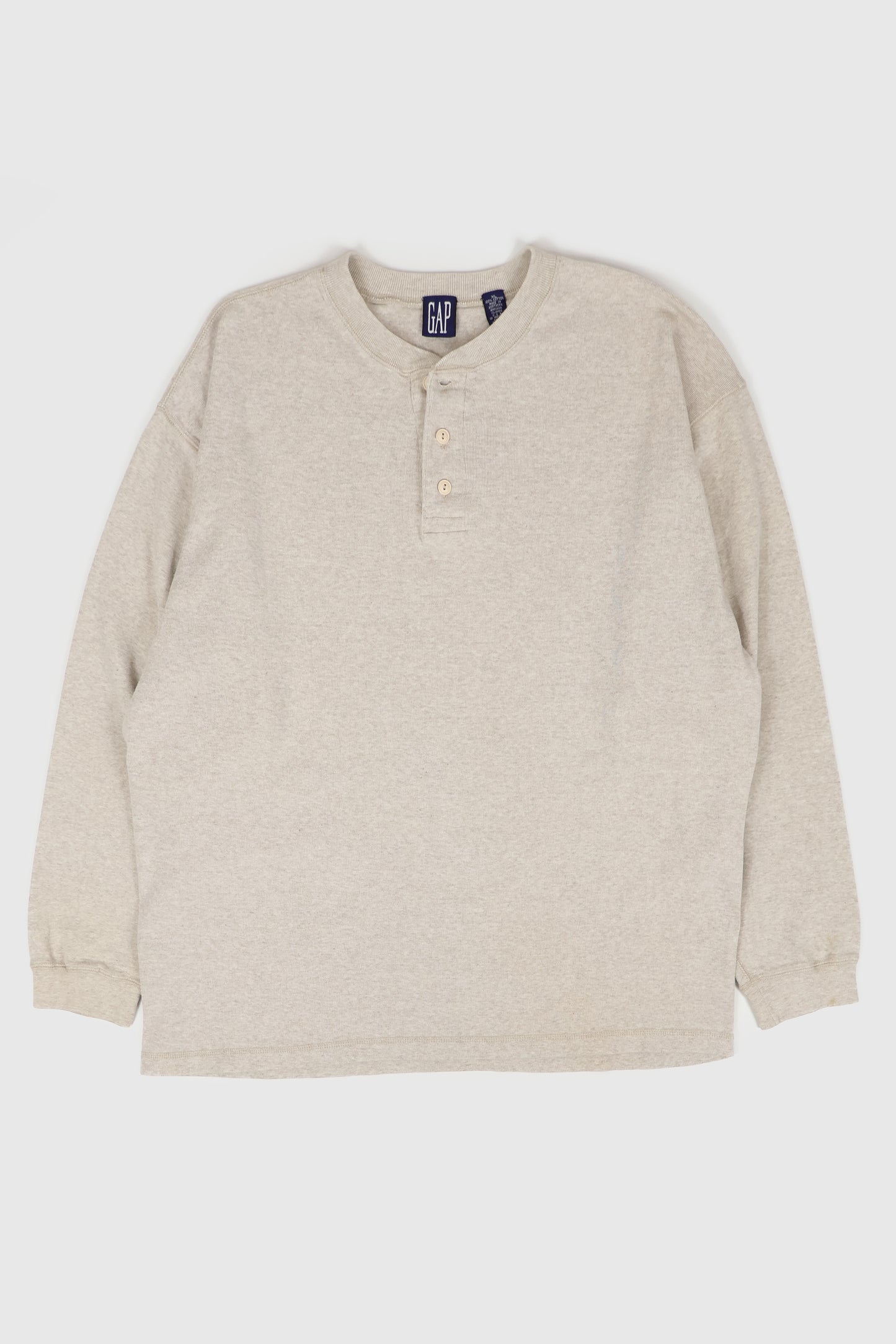 Vintage Gap Henley Long Sleeve Shirt Image 0