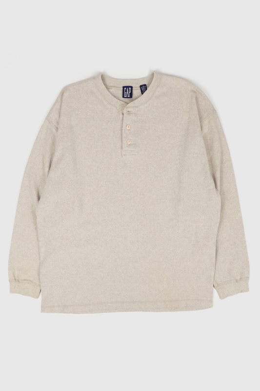 Vintage Gap Henley Long Sleeve Shirt Image 0