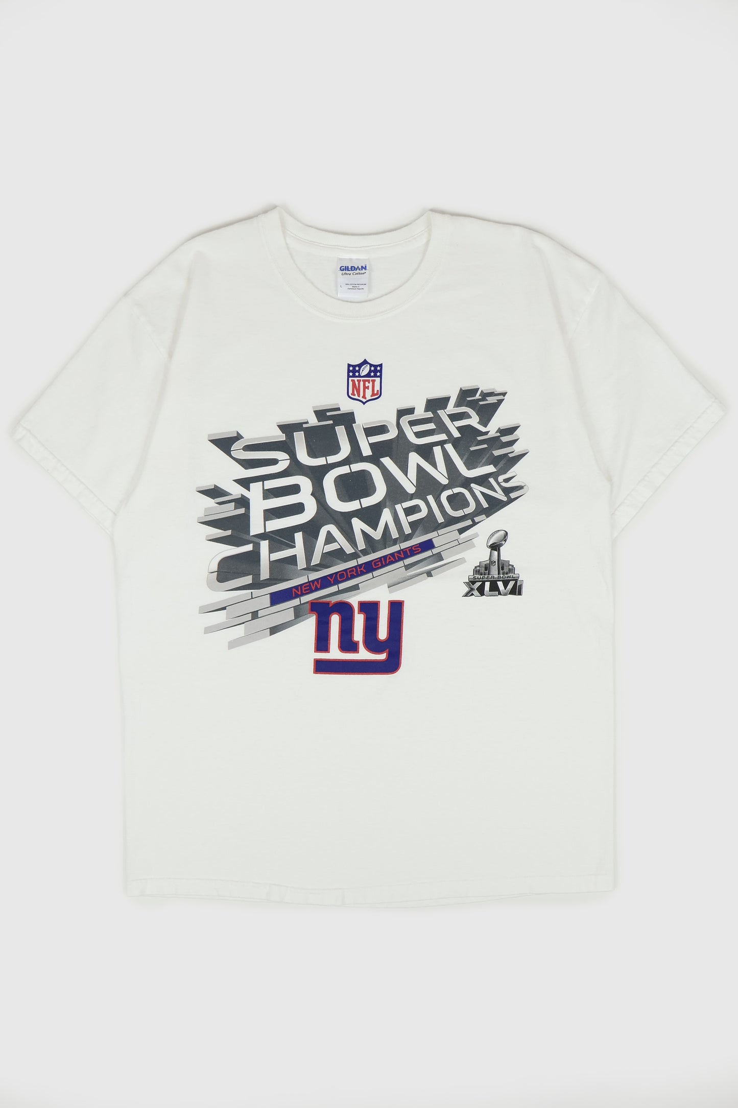 Vintage New York Giants Super Bowl XLVI Champions Tee