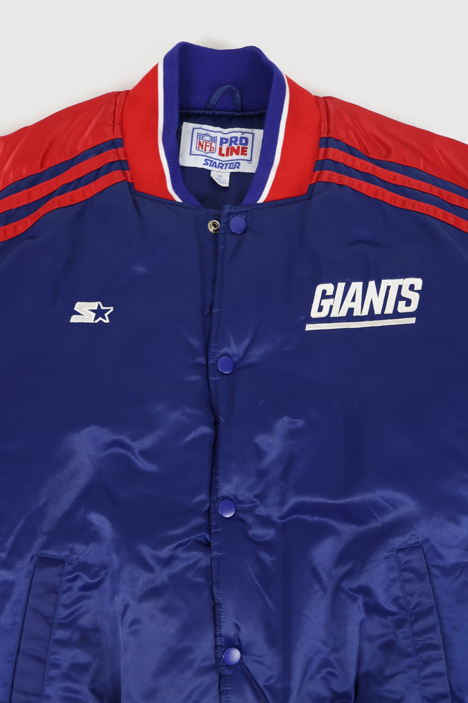 Vintage New York Giants Starter Snap Button Jacket Image 2