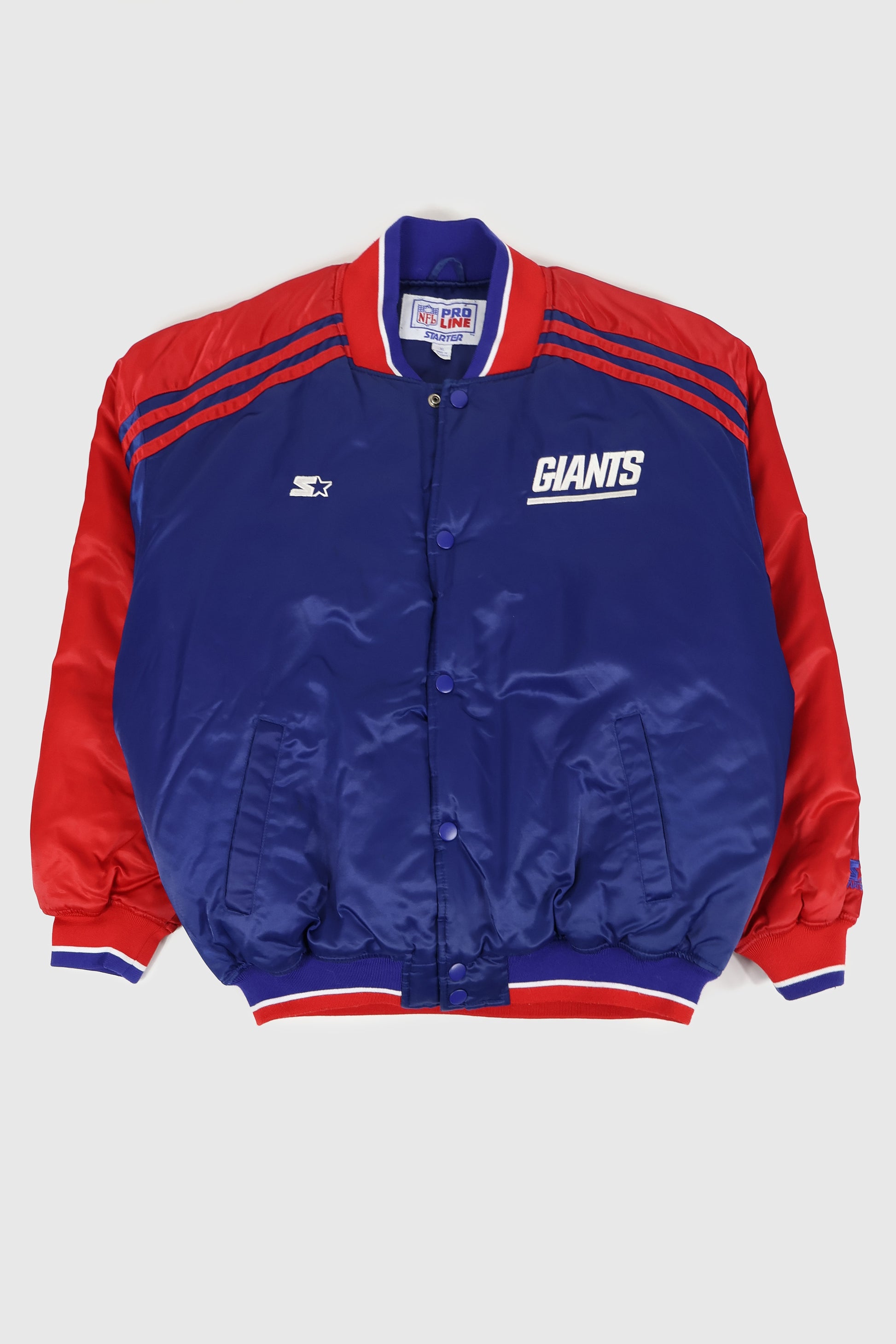 Vintage New York Giants Starter Snap Button Jacket Image 0