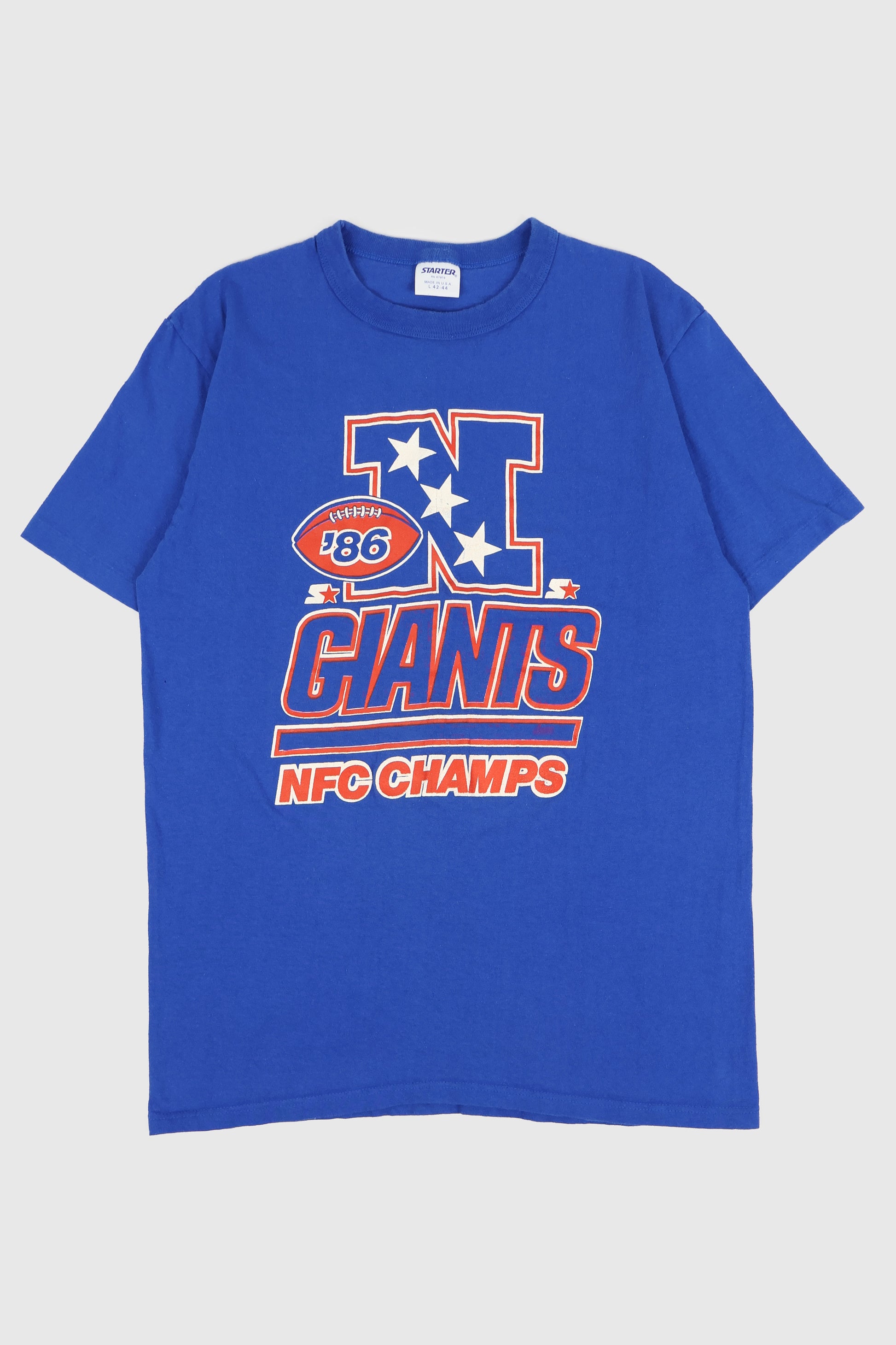 Vintage New York Giants 1986 NFC Champs Tee Image 0