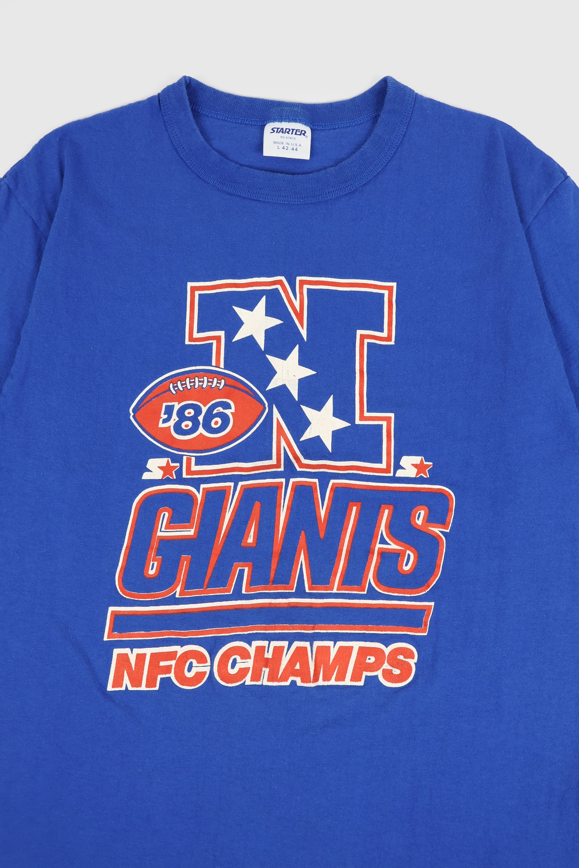 Vintage New York Giants 1986 NFC Champs Tee Image 1