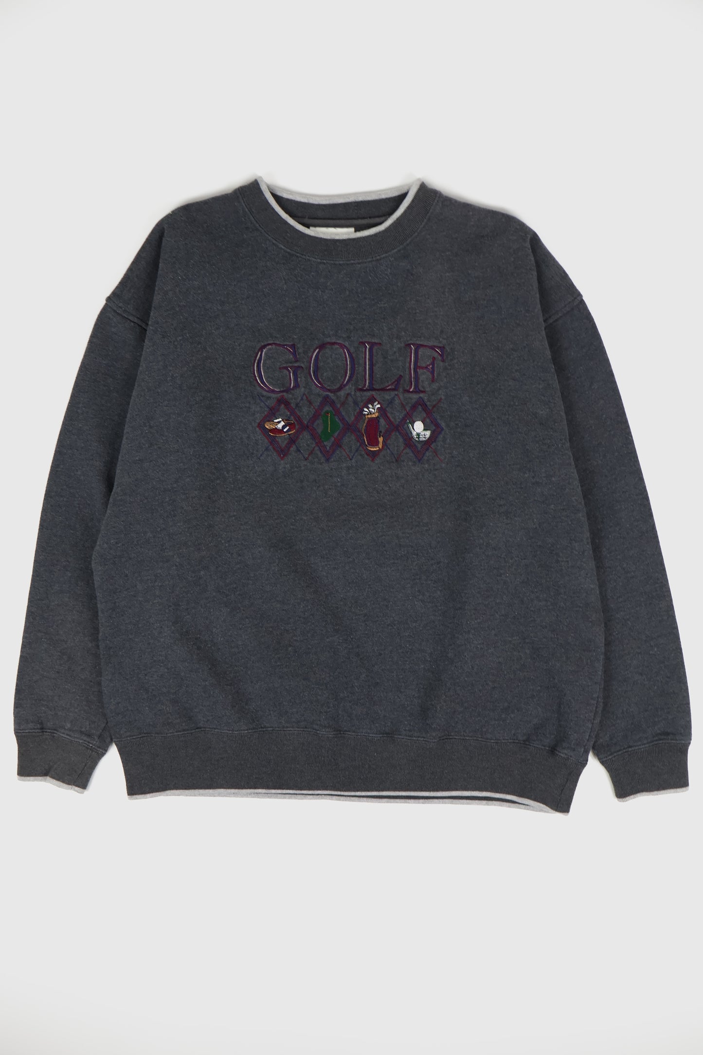 Vintage Embroidered Golf Crewneck