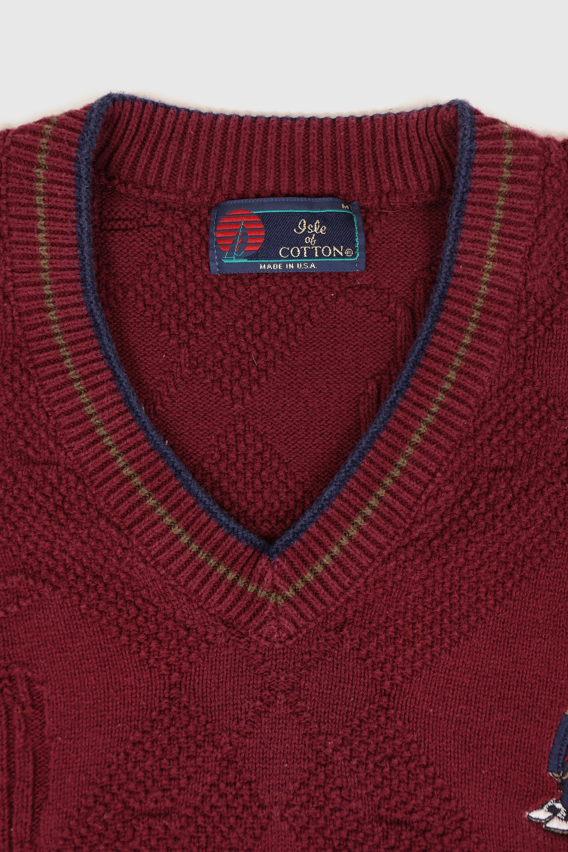 Vintage Embroidered Golf Sweater  Image 2