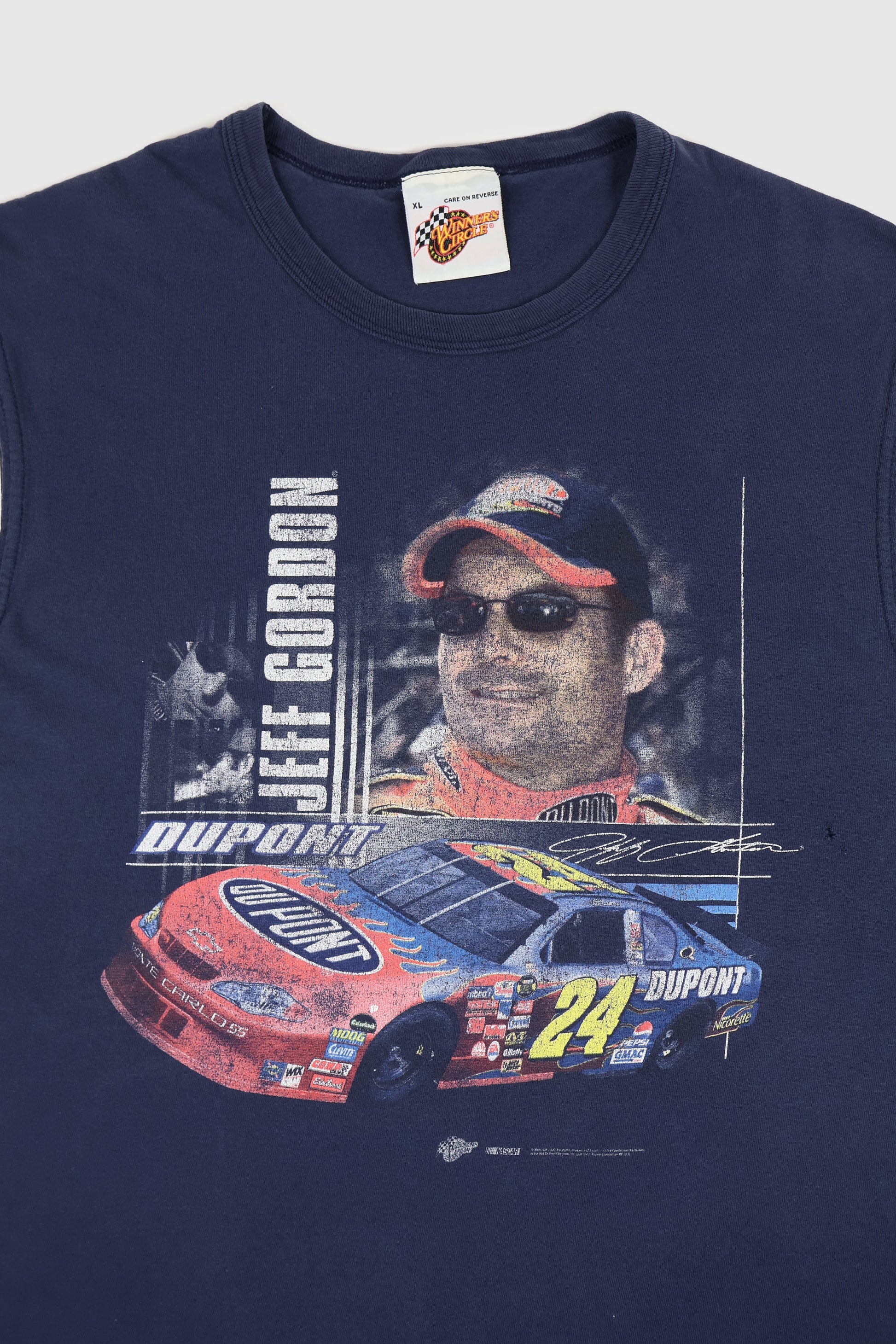 Vintage Jeff Gordon Sleeveless NASCAR Tee Image 1