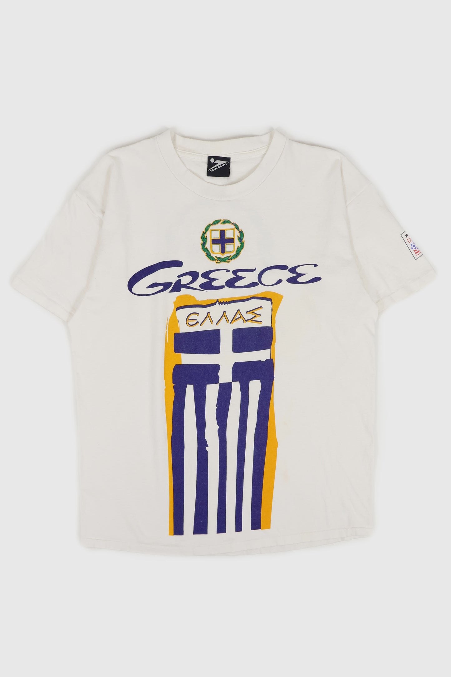 Vintage Greece 1994 World Cup Tee Image 0