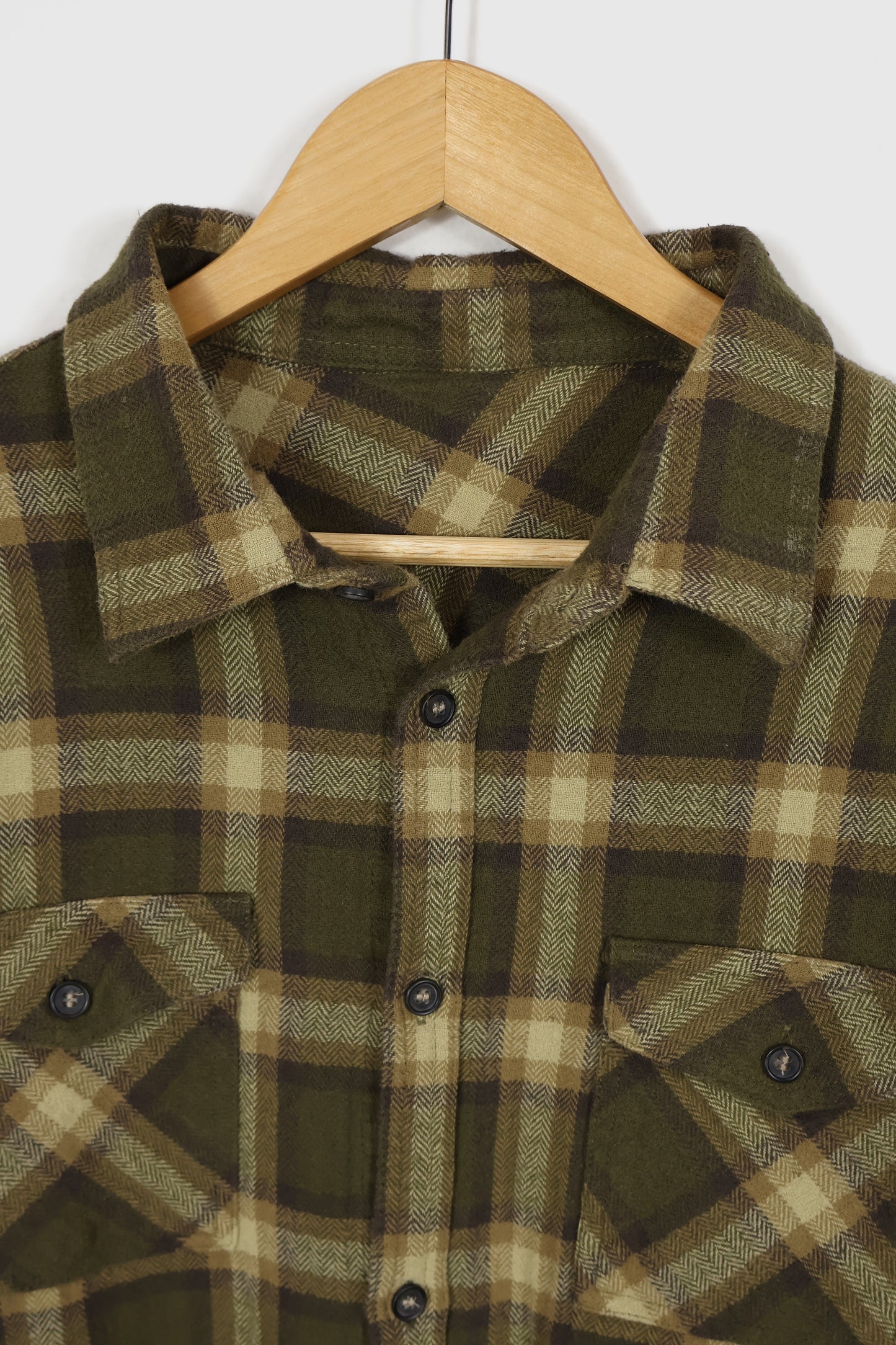 Vintage Heavyweight Plaid Button-Down Shirt