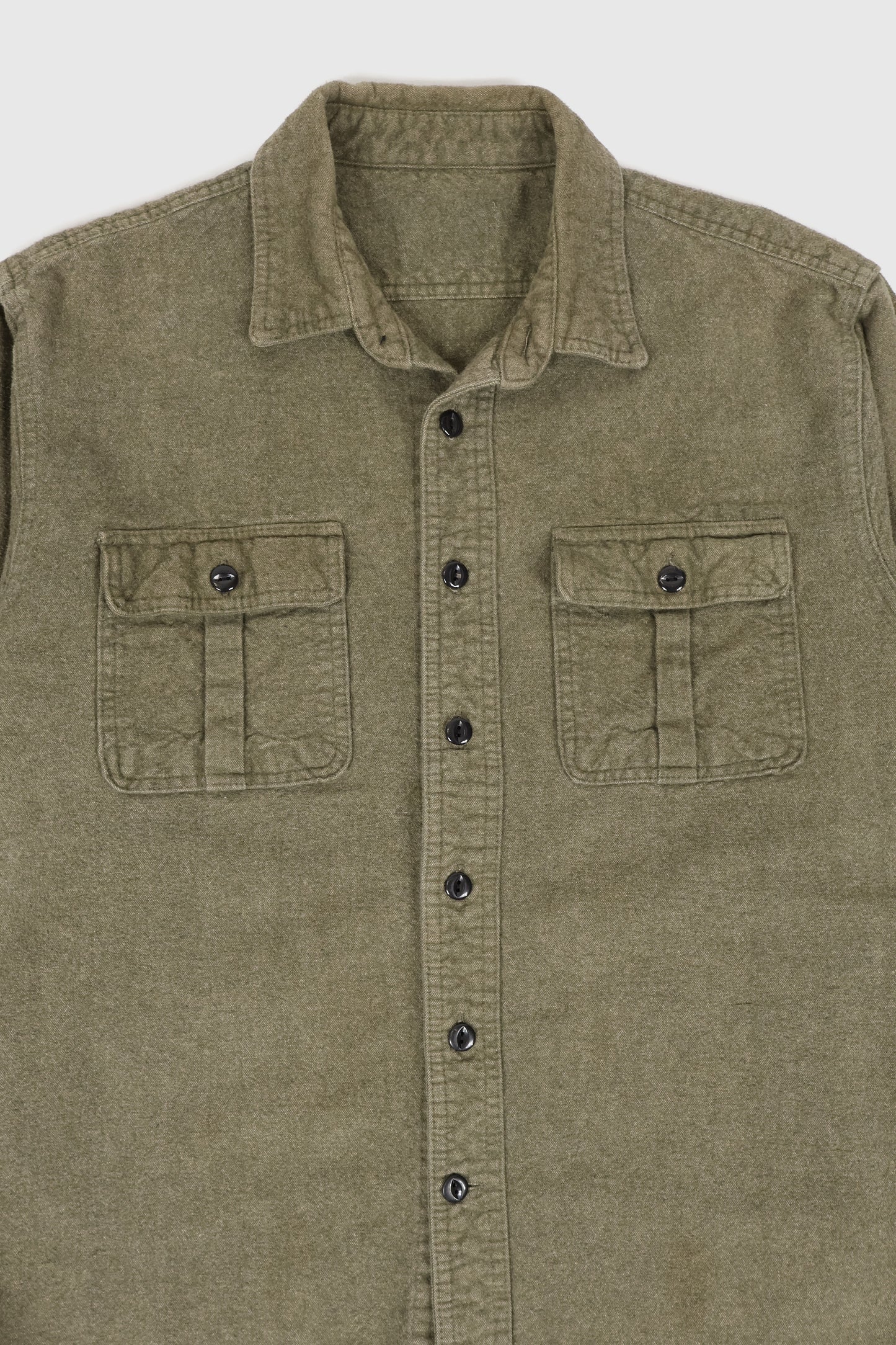 Vintage Flannel Button-Down Shirt Image 1