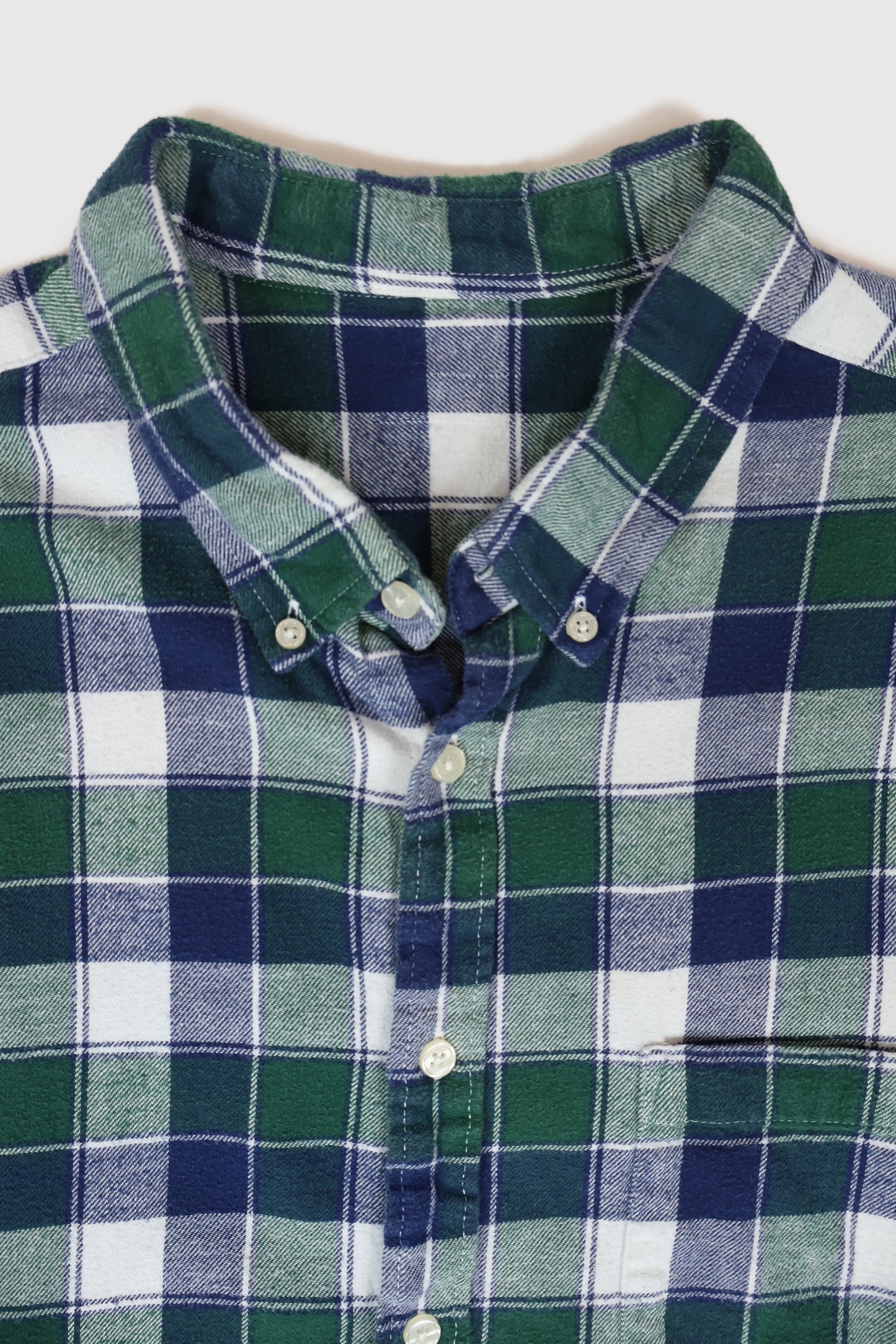 Vintage Flannel Button-Down Shirt Image 2