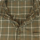 Vintage Green Flannel Button-Down Shirt Image 2