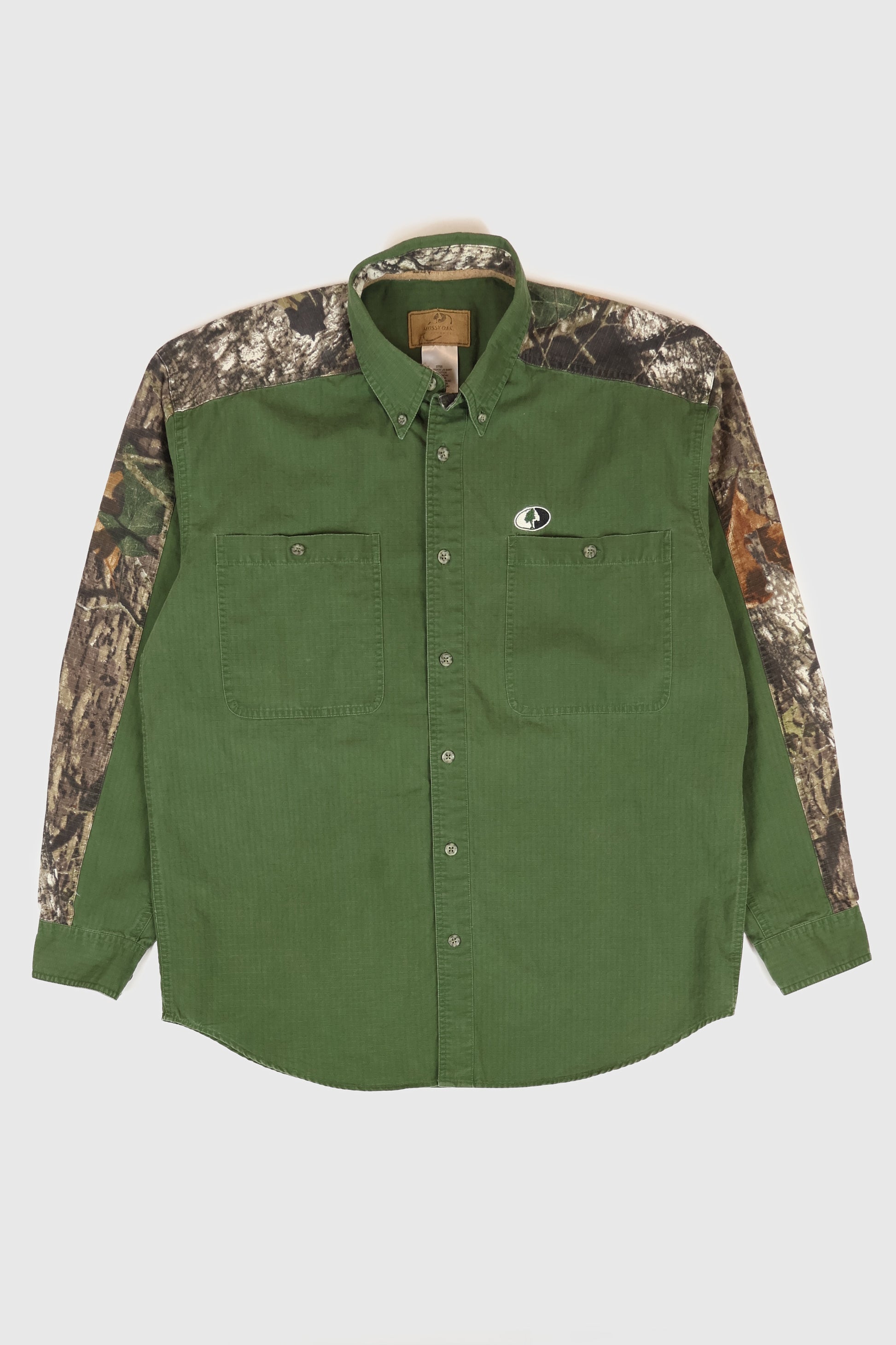 Vintage Real Tree Camo Button-Down Shirt Image 0